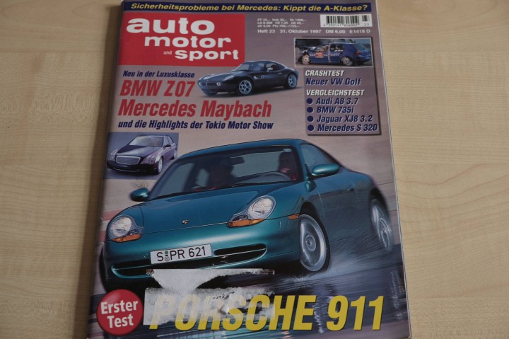 Deckblatt Auto Motor und Sport (23/1997)